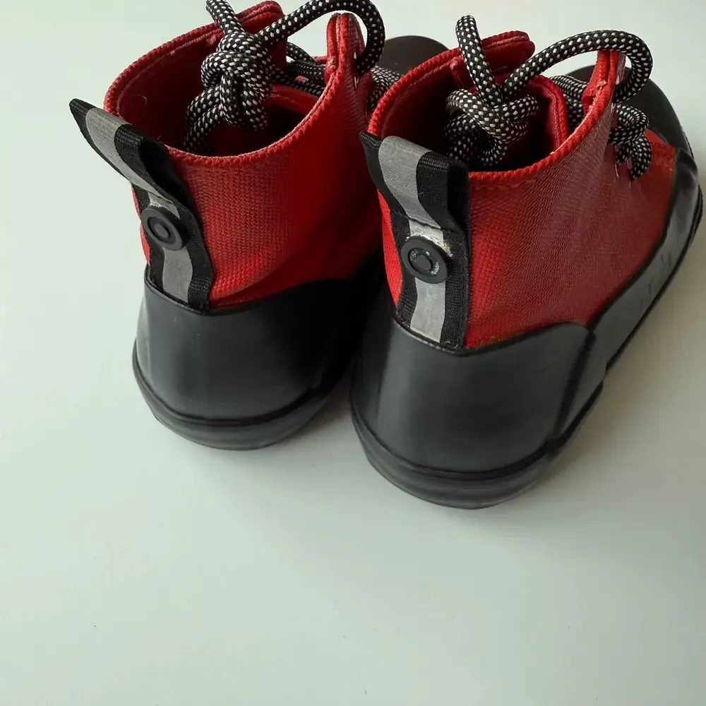 Hunter x Target • Dipped Red Canvas High Top Sneakers